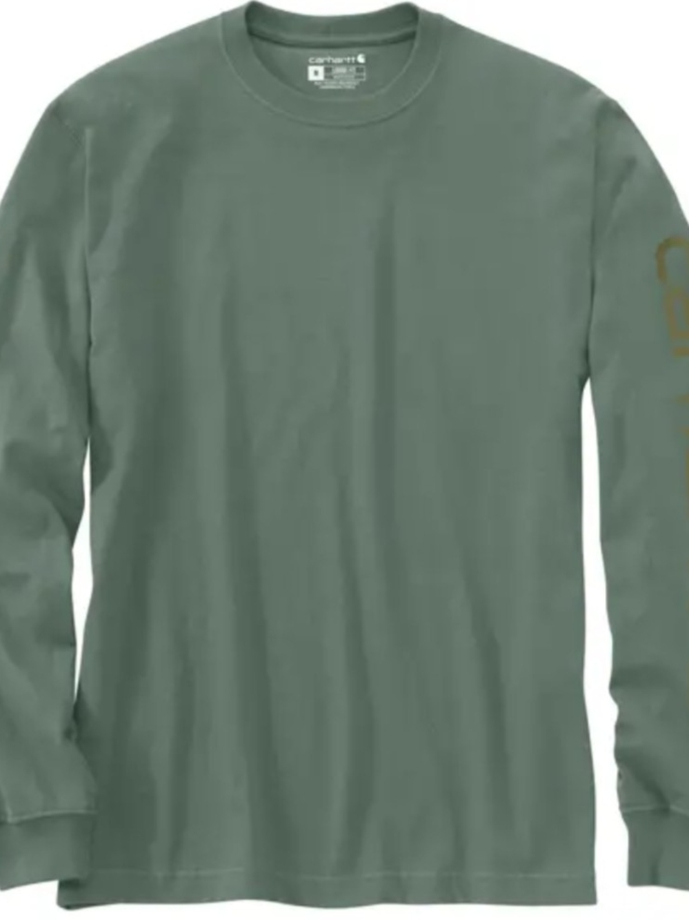 Carhartt Men's Heavyweight Long Sleeve Logo Graphic T-Shirt Size 2XL Used Exc